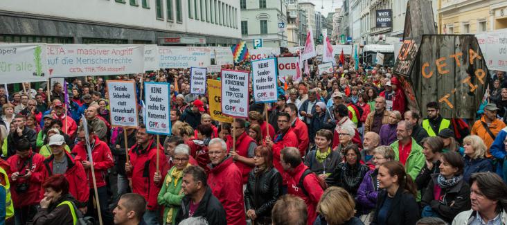 Versammlungsgesetz Begutachtung Versammlungsfreiheit Demonstration CETA TTIP