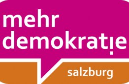 Logo mehr demokratie! salzburg